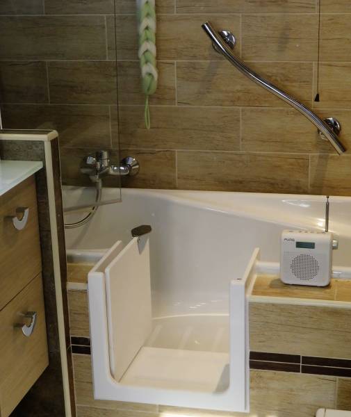 baignoire à porte Arcachon